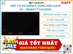 Bếp từ đa điểm 6 vùng nấu  KAFF KF - SMART734VARIO 